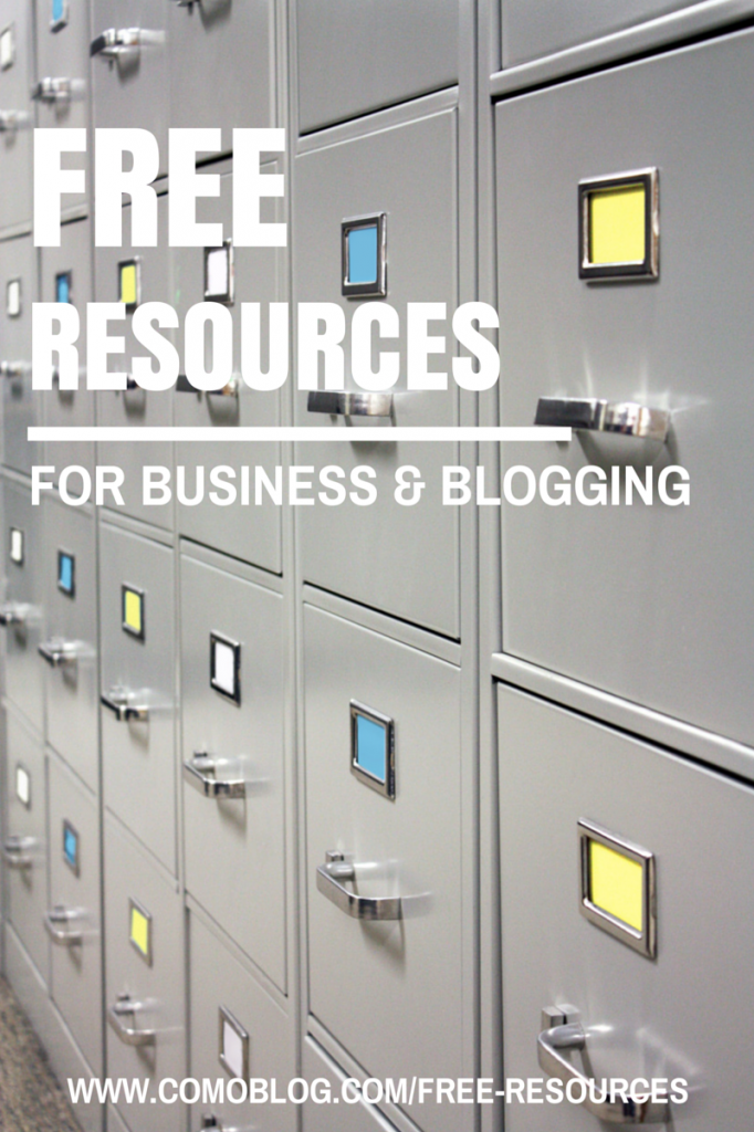 Free Resources fro Business and Blogging, www.comoblog.com/free-resources