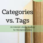 Categories vs. Tags WP Explanation at ComoBlog.com
